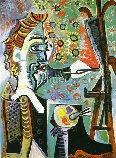 1963 Picasso “An Artist” (Le Peintre) | High-Quality Oil Painting Reproduction for Art Lovers