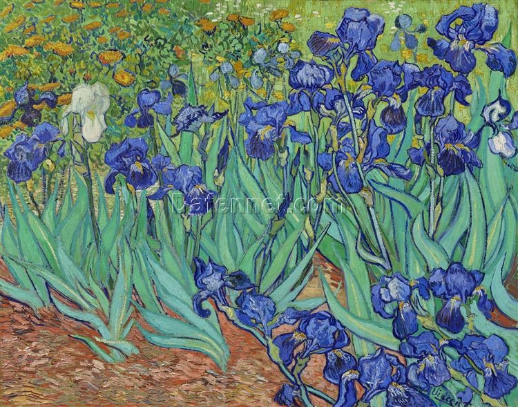 Irises by Vincent van Gogh – 1889 Iconic Painting of Floral Beauty and Artistic Expression