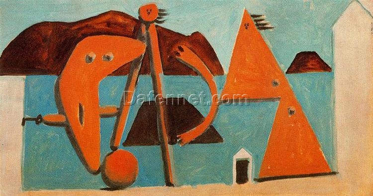 Buy “Bathers on the Beach” by Pablo Picasso | Custom Oil Painting Reproduction from Dafen Village