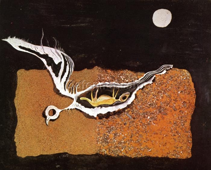 Premium Salvador Dalí “Bird” 1928 – Handcrafted Oil Painting on Canvas, Surrealist Representation of Birds in Nature