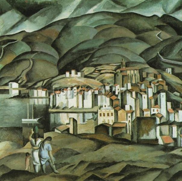 Salvador Dalí “Cadaqués” 1923 – High-End Custom Oil Painting, Surrealist Coastal Canvas Art for Collectors