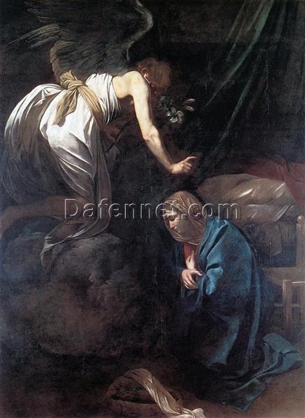 Caravaggio “Annunciation” 1608 – Authentic Oil Painting Reproduction | Elegant Canvas Art from Dafen Village