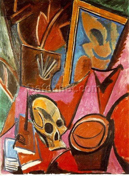 Reproduction of Picasso’s “Composition with Skull” | High-Quality Hand-painted Oil Art for Sale