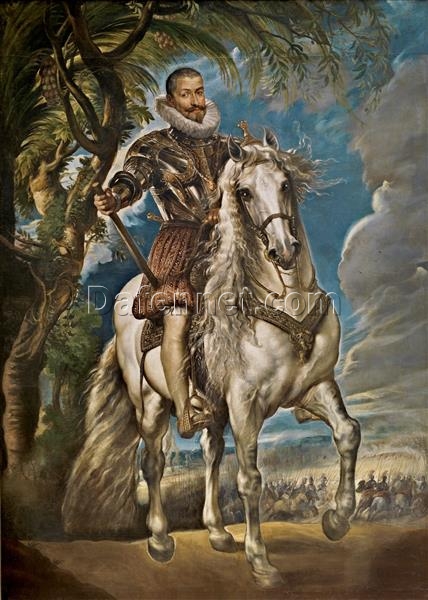 Peter Paul Rubens “Equestrian Portrait of the Duke of Lerma” (1603) | Majestic Baroque Portrait of Spanish Nobility