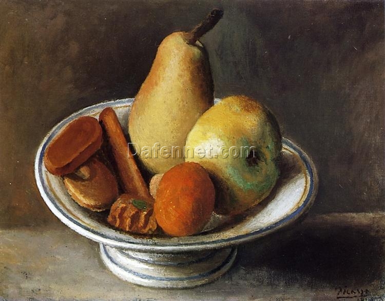 Reproduction of Picasso’s “Fruit Bowl with Fruit” | High-Quality Hand-painted Oil Art for Sale