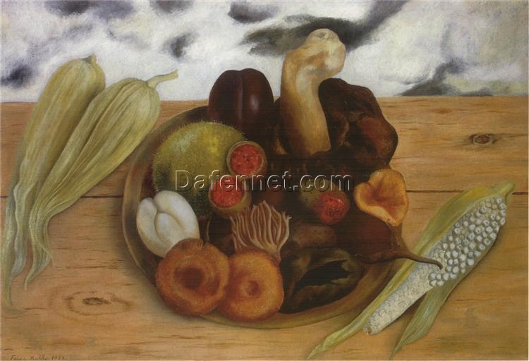 Frida Kahlo ‘Fruits of the Earth (Frutos de la Tierra)’ Canvas Oil Painting – Premium Custom Art, Fine Art for Elegant Home & Office Decor