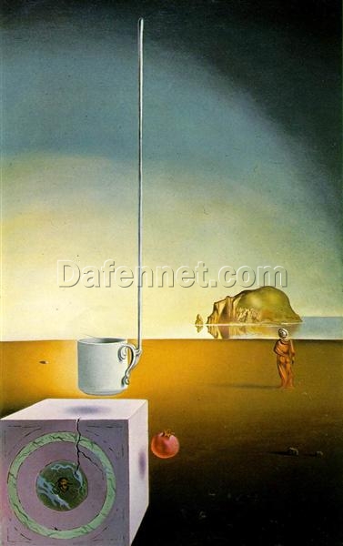 Salvador Dalí “Giant Flying Mocca Cup with an Inexplicable Appendage” – Surrealist Fantasy and the Eccentric (c.1946)