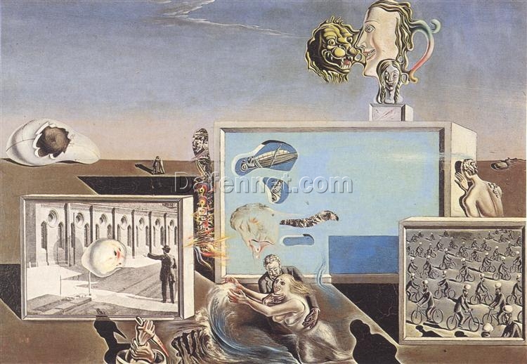 Salvador Dalí “Illumined Pleasures” 1929 – High-End Custom Oil Painting, Surrealist Art Exploring Light, Desire, and Sensuality