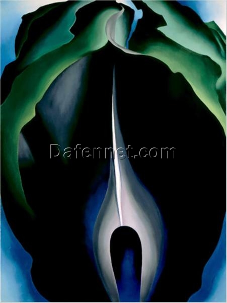 Jack-in-the-Pulpit No. IV” (1930) by Georgia O’Keeffe | Striking Floral Modernism, Fine Art Canvas Reproduction