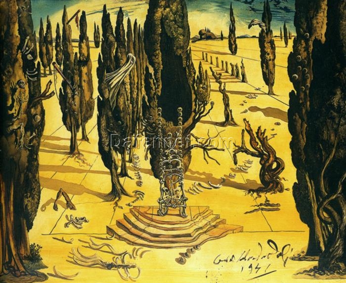 Salvador Dalí “Labyrinth II” – 1941, Surrealist Exploration of Space and Form in a Complex Maze