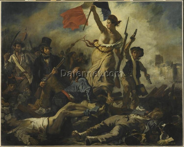 Eugène Delacroix – Liberty Leading the People (1830) – Historic and Powerful Representation of Revolution