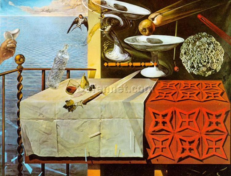 Salvador Dalí’s “Living Still Life” (1956) – A Dreamlike Vision of Surreal Vitality