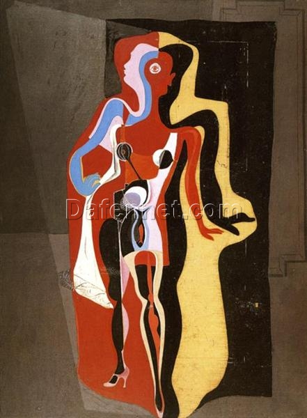 Premium Salvador Dalí “Mannequin (Barcelona Mannequin)” 1926-1927 – Handcrafted Oil Painting on Canvas, Surrealist Art of the Human Figure