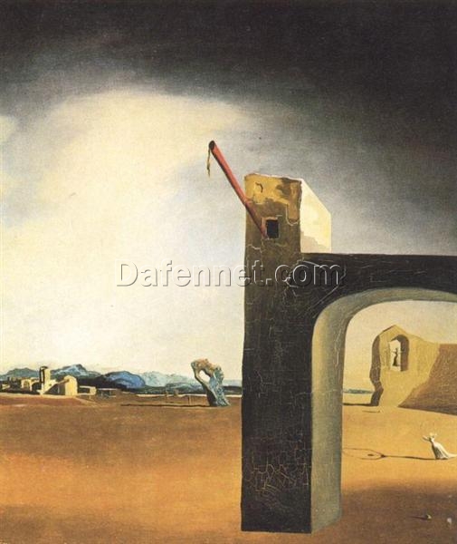 Custom Fine Art Oil Painting of Dalí’s “Morphological Echo” c.1936 – Luxury Surrealist Canvas Art Reflecting the Shifting Boundaries Between Human and Animal Forms