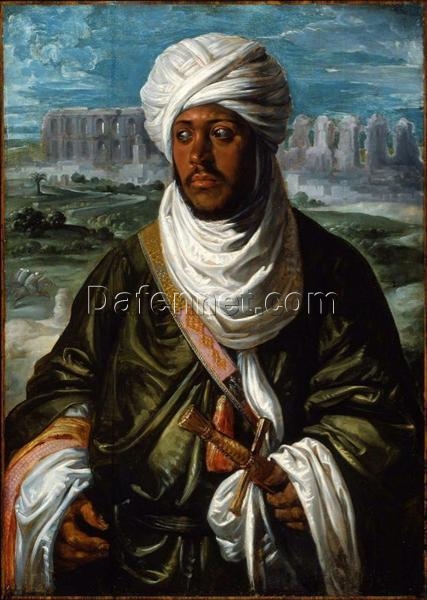 Peter Paul Rubens “Mulay Ahmad” (c.1609) | Magnificent Portrait of Moroccan Sultan in Baroque Style