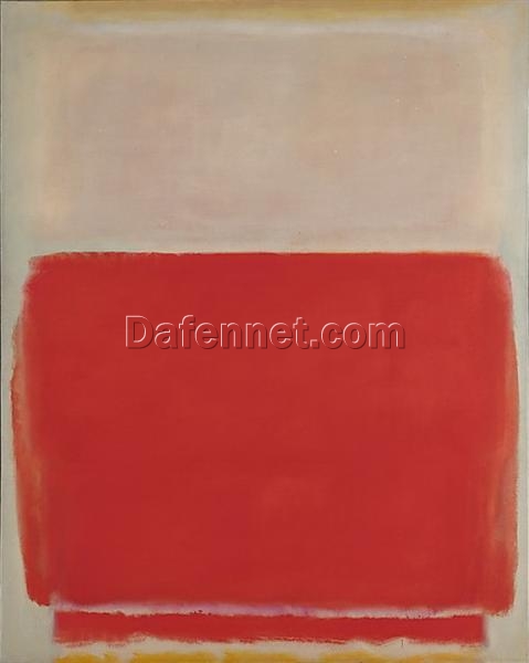 Mark Rothko – No. 3 (1953) – Colorful Abstract Expressionism Canvas for Interior Design Enthusiasts