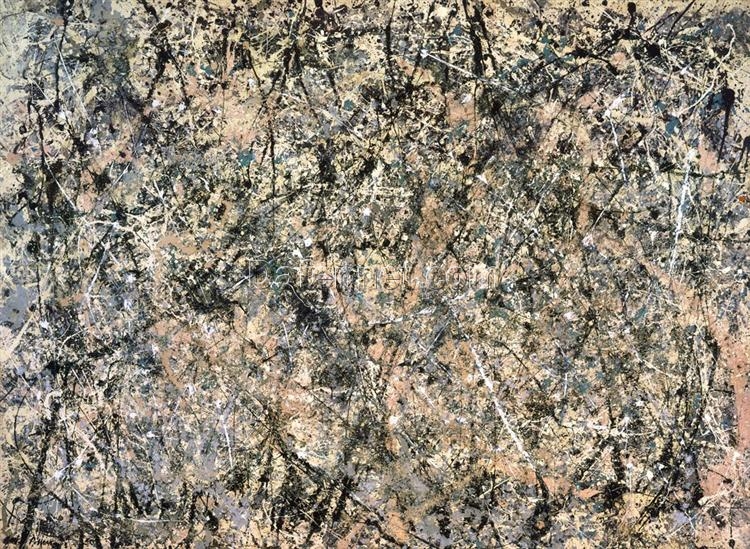 Jackson Pollock Number 1 (Lavender Mist) – Hand-Painted Oil Painting for Abstract Art and Modern Decor