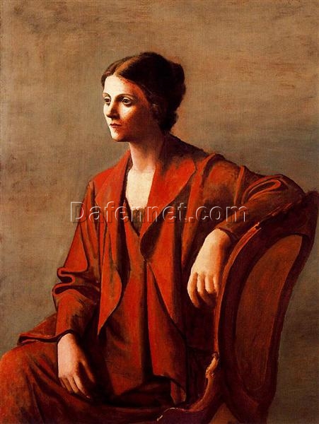 Hand-painted Oil Reproduction of Picasso’s “Olga” | Fine Art for Home Décor