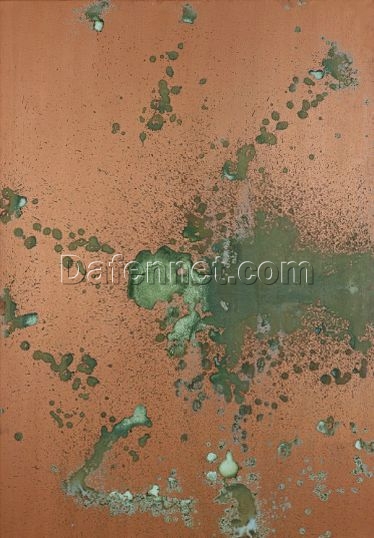 Custom Andy Warhol Oxidation Painting – Handcrafted Fine Art Oil Painting for Upscale Modern Spaces