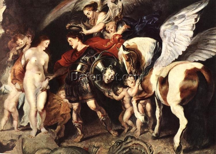 Custom Oil Painting – Perseus and Andromeda, Rubens, Baroque Mythological Art