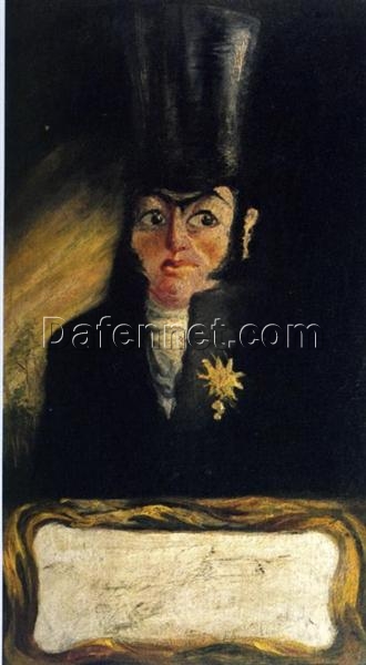 Salvador Dalí “Portrait of El Sany Pancraci” c.1919 – High-End Custom Oil Painting, Early Surrealist Canvas Art for Collectors