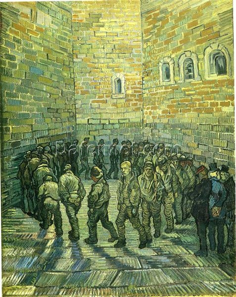 Prisoners Exercising (Prisoners Round) by Vincent van Gogh – 1890 Painting of Confinement and Inner Strength