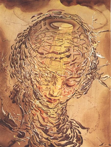 Salvador Dalí “Raphaelesque Head Exploding” – A Surreal Disintegration of the Classical Ideal (1951)