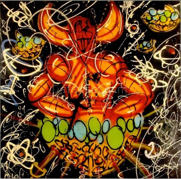 Fab 5 Freddy Return of God to Africa (1984) – Graffiti Art Canvas for African Heritage and Contemporary Living