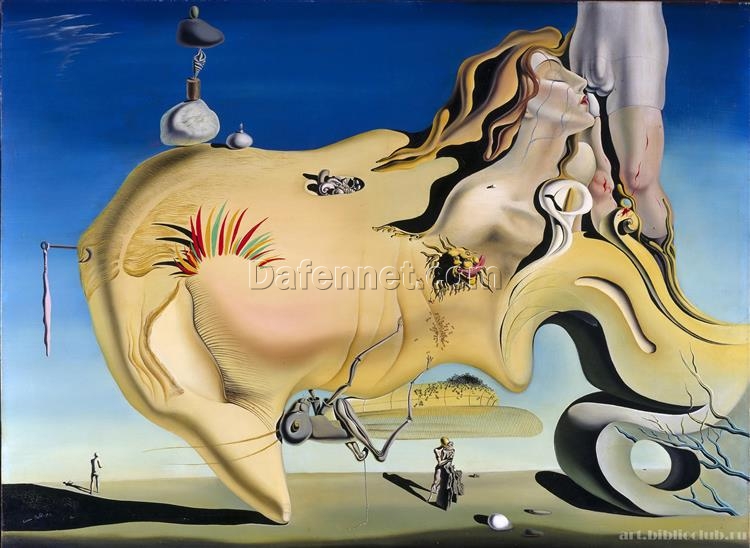 Salvador Dalí “The Great Masturbator” 1929 – Custom High-End Oil Painting on Canvas, Surrealist Masterpiece