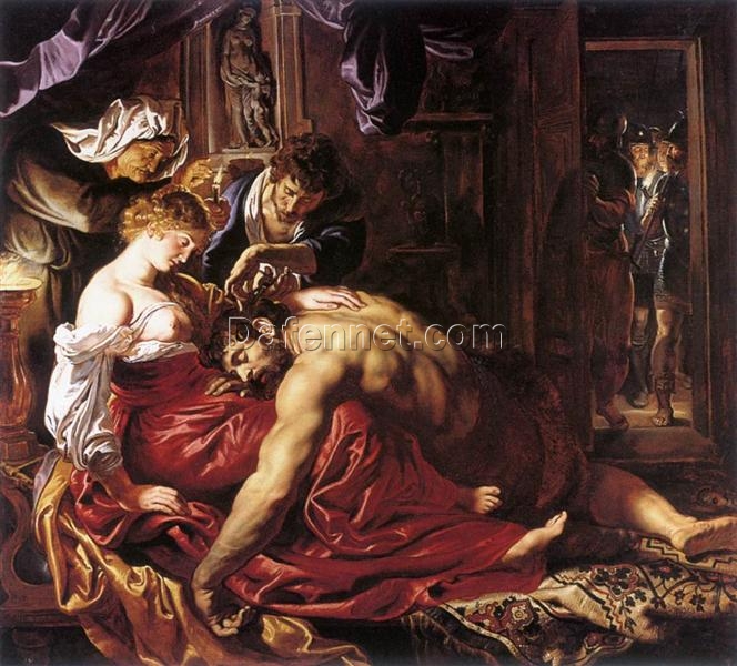 Samson and Delilah by Peter Paul Rubens – Masterful Baroque Painting of Biblical Betrayal and Strength