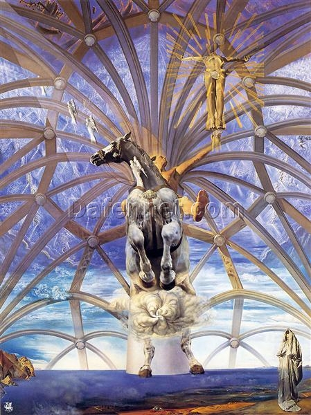 Salvador Dalí’s “Santiago El Grande” – A Cosmic Reimagining of Saint James (1957)