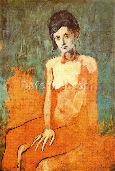 Custom Oil Painting of Picasso’s “Seated Female Nude” | Elegant 1905 Artwork from Dafen Village