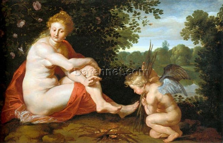 Custom Oil Painting – Sine Cerere et Baccho Friget Venus, Rubens, Baroque Mythology Art