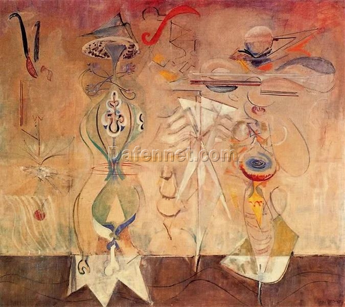 Slow Swirl at the Edge of the Sea by Mark Rothko – 1944 Abstract Expressionism Canvas for Art Collectors and Interior Design