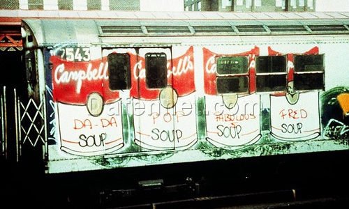 Soup Train by Fab 5 Freddy (1981) – Graffiti Art Canvas for Urban and Street Culture Fans