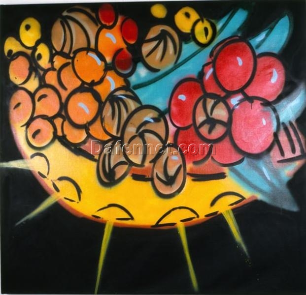 Still Life in Space by Fab 5 Freddy (1984) – Custom Graffiti Art Canvas for Bold Interior Design