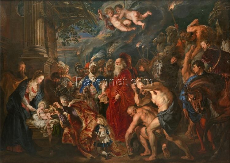 Peter Paul Rubens “The Adoration of the Magi” (1609) | Magnificent Baroque Nativity Scene on Canvas