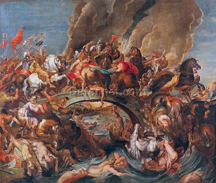 Custom Oil Painting – Battle of the Amazons, Rubens, Baroque Battle Art