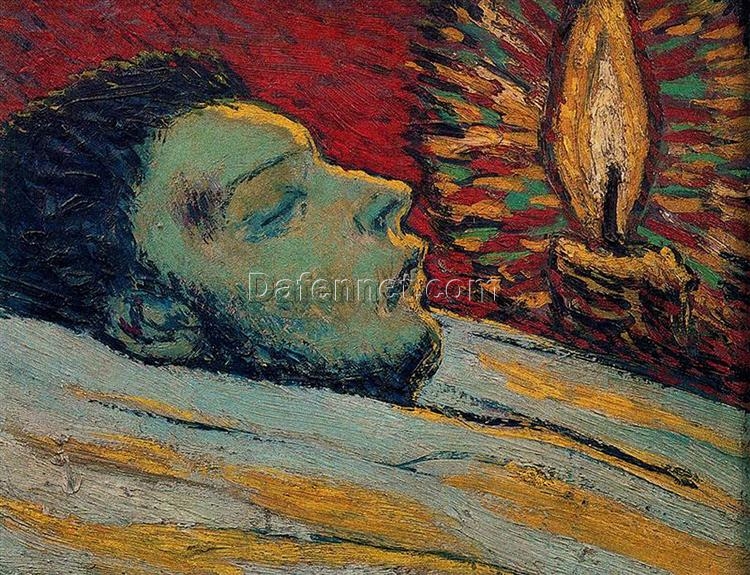 The Death of Casagemas” by Pablo Picasso – 1901 Oil Painting Reproduction | Beautiful Hand-Painted Canvas Artwork for Art Collectors