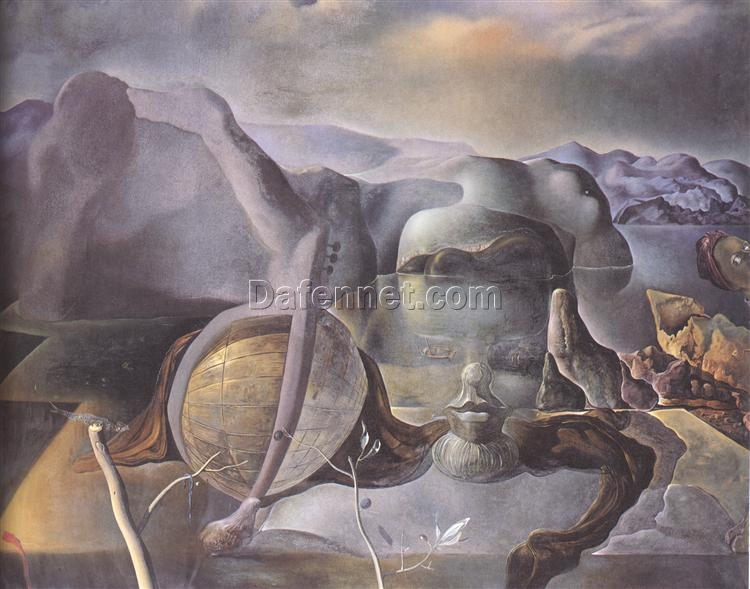 Salvador Dalí “The Endless Enigma” 1938 – High-End Custom Oil Painting, Surrealist Canvas Art Capturing the Mysteries of the Mind and the Infinite