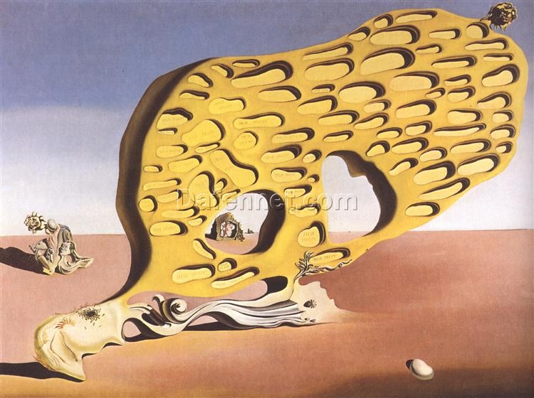 Premium Salvador Dalí “The Enigma of My Desire or My Mother, My Mother, My Mother” 1929 – Handcrafted Oil Painting on Canvas, Surrealist Depiction of Desire, Memory, and Motherhood