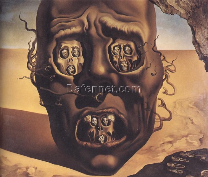 Salvador Dalí “The Face of War” 1940-1941 – Surrealist Vision of Conflict and Human Suffering