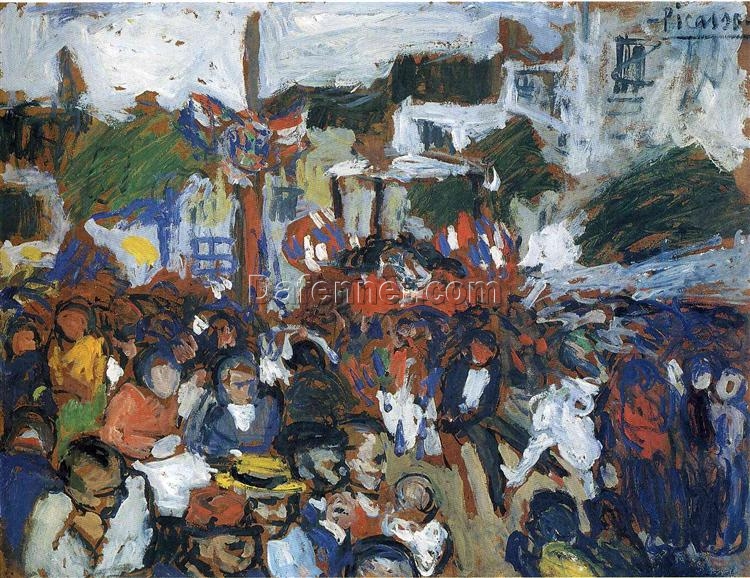 Buy Pablo Picasso’s “The Fourteenth of July” 1901 – Premium Oil Painting Reproduction | Custom Handcrafted Canvas Art