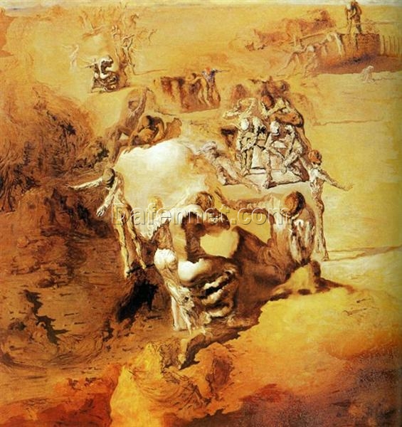 1936 Salvador Dalí “The Great Paranoiac” – Surrealist Illusions, Custom Canvas Oil Painting