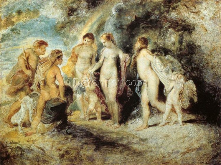 Peter Paul Rubens “The Judgement of Paris” (1606) | Stunning Baroque Allegorical Artwork | Canvas Reproduction for Art Collectors