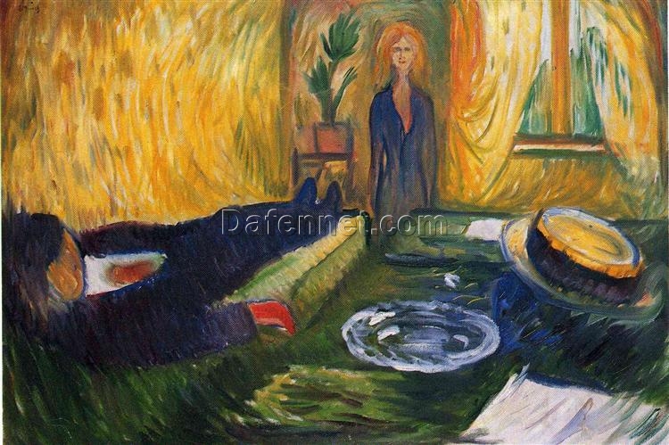 Edvard Munch ‘The Murderess’ Canvas Oil Painting – Premium Custom Art, Fine Art for Elegant Home & Office Decor