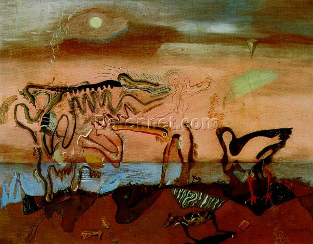 Custom Fine Art Oil Painting of Dalí’s “The Spectral Cow” 1928 – Luxury Surrealist Canvas Art Exploring Animal Symbolism and Dreamlike Qualities