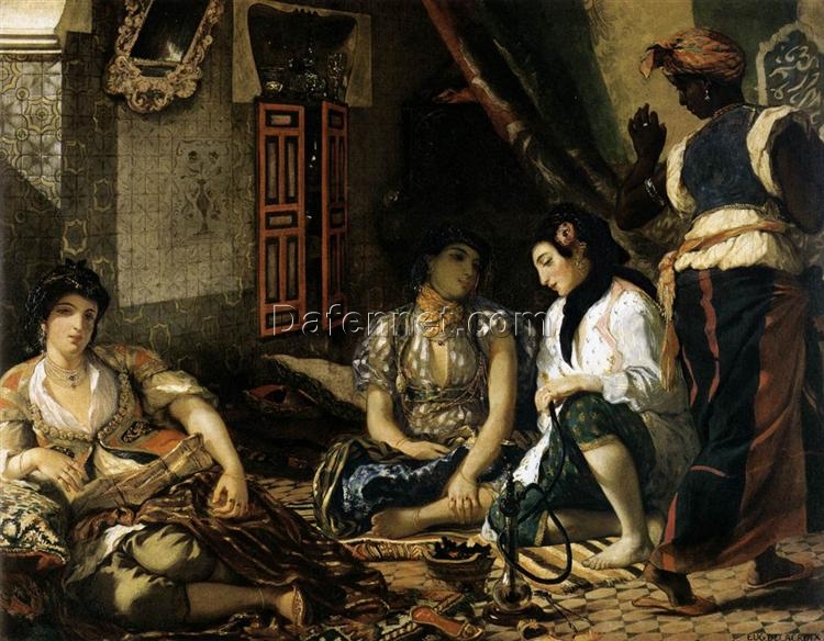 Eugène Delacroix – The Women of Algiers in Their Apartment (1834) – Iconic Orientalist Art for Art Lovers