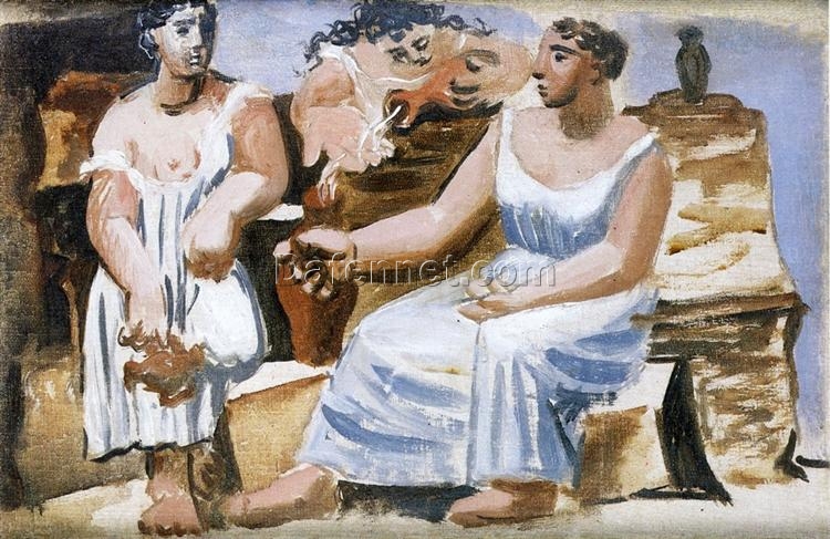 Buy Picasso’s “Three Women at a Fountain” (Trois femmes à la fontaine) | Custom Oil Painting Reproduction