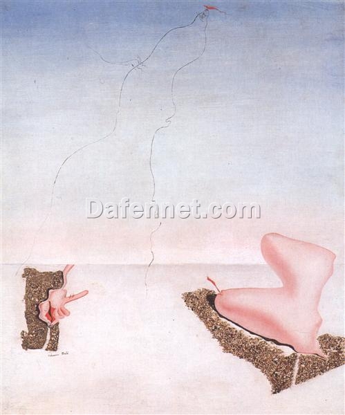 Custom Fine Art Oil Painting of Dalí’s “Unsatisfied Desires” 1928 – Luxury Surrealist Canvas Art Exploring Themes of Desire and Frustration